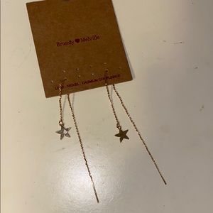 Brandy Melville star earings